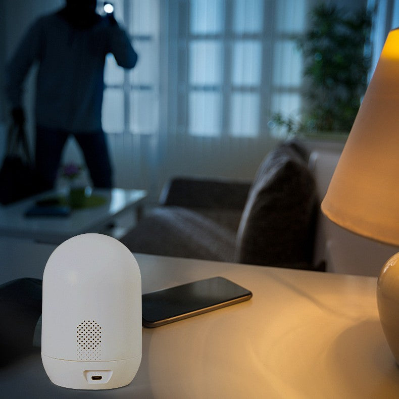 WiFi night vision home monitoring camera — close-up detail view
