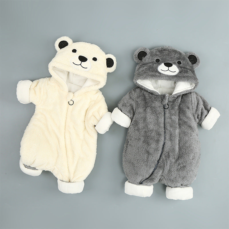 Cotton baby winter onesie — main product photo