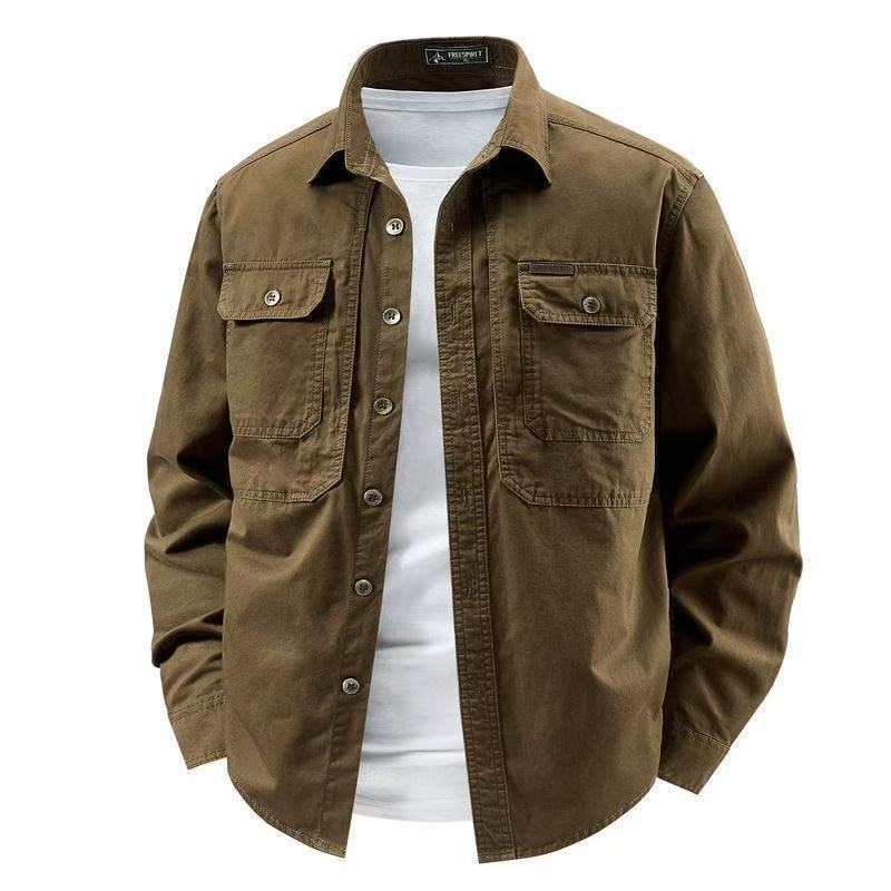 Men's Long Sleeve Cotton Shirt