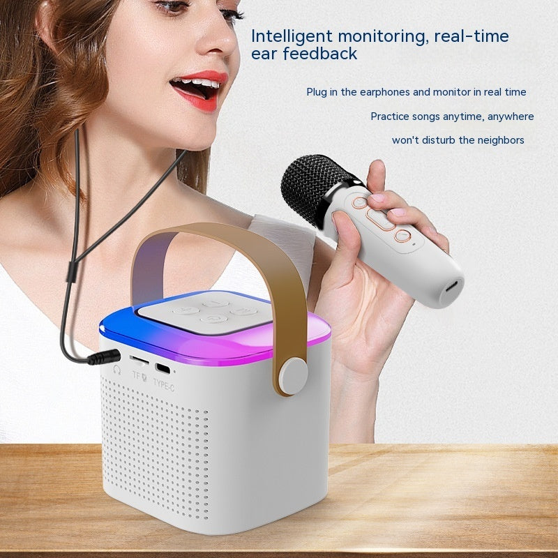Bluetooth Karaoke Machine with 2 Mics