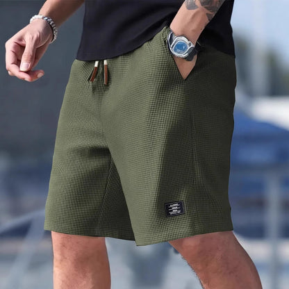 Men's Pineapple Print Corduroy Shorts