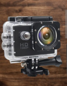 A7 waterproof mini action camera — shown from a different angle
