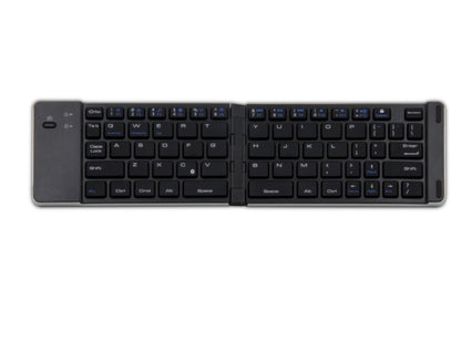 Foldable Bluetooth travel keyboard — shown from a different angle