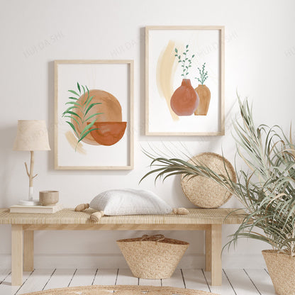 Bohemian canvas wall art print — main product photo
