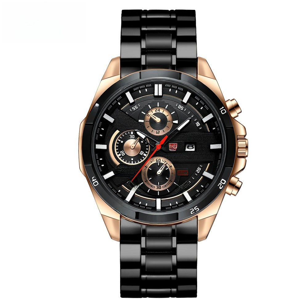 Men's Quartz Watch with Calendar
