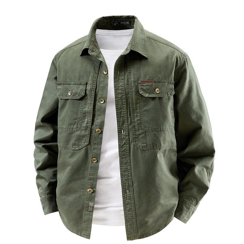Men's Long Sleeve Cotton Shirt