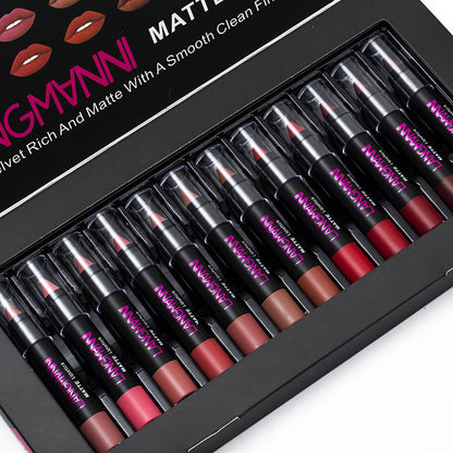 12-shade lipstick set — main product photo