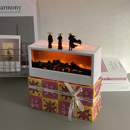 Flame Aroma Diffuser Humidifier