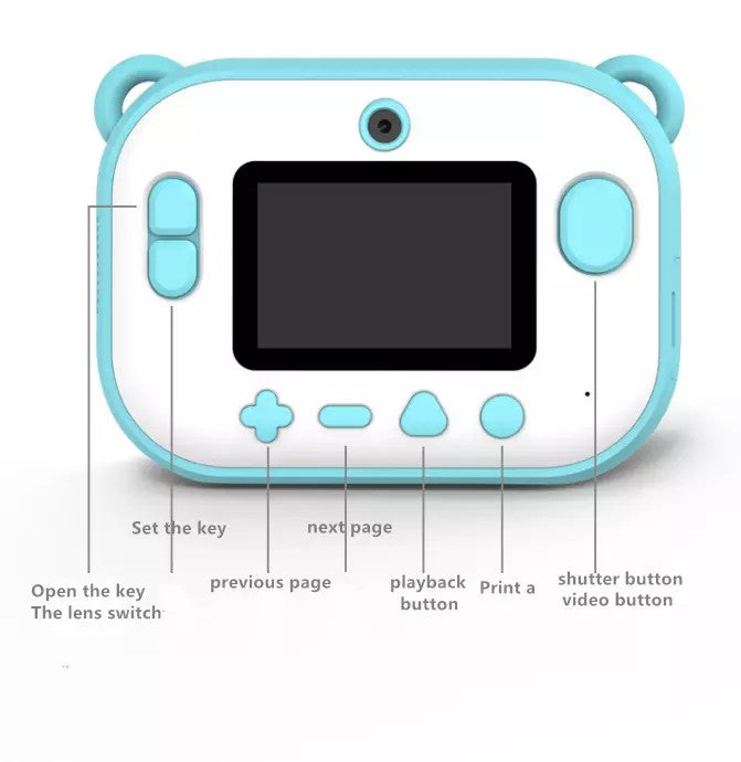 Kids Instant Print Camera