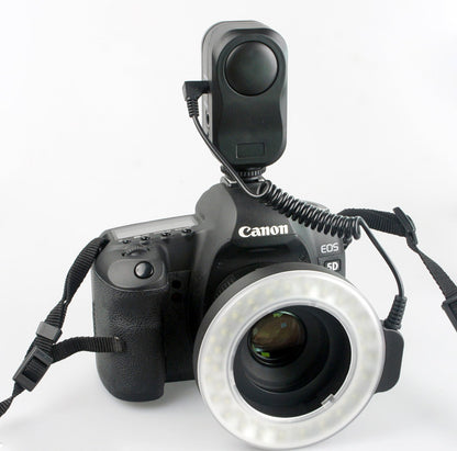 LED ring light for photography — shown from a different angle