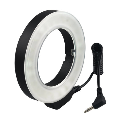 LED ring light for photography — shown from a different angle