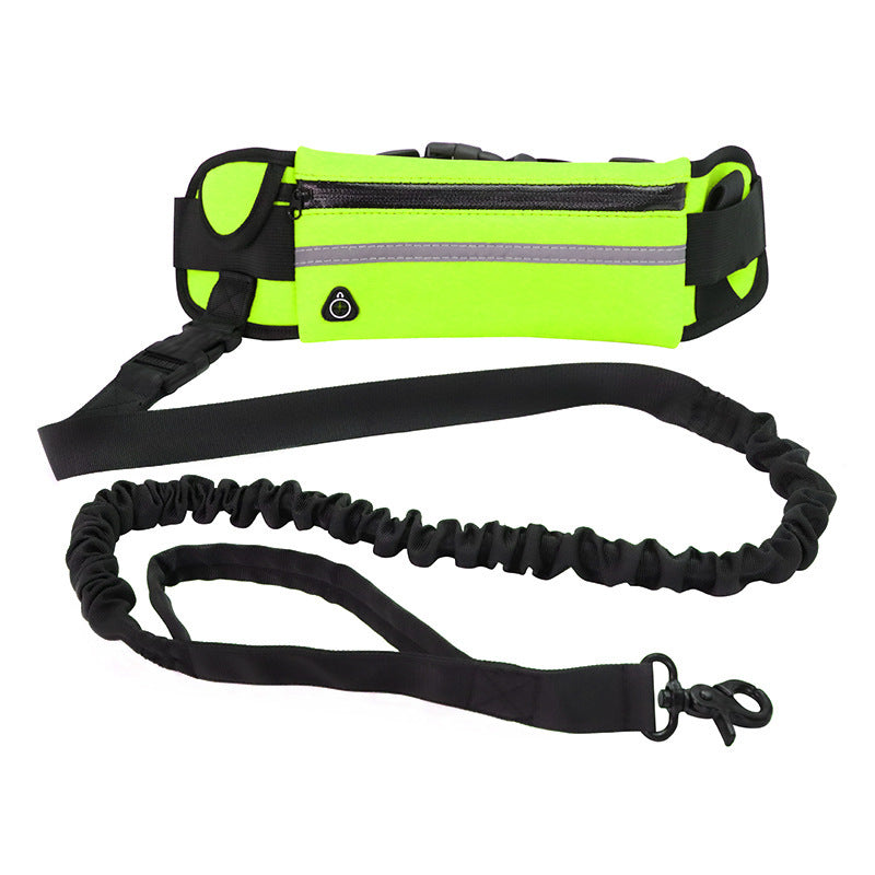 Hands-Free Bungee Dog Leash Belt