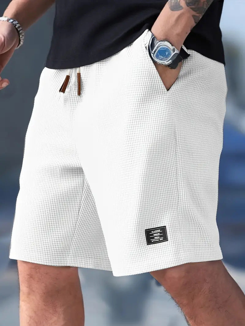 Men's Pineapple Print Corduroy Shorts
