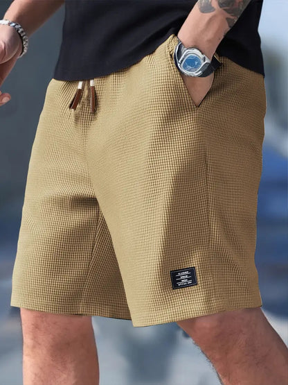 Men's Pineapple Print Corduroy Shorts