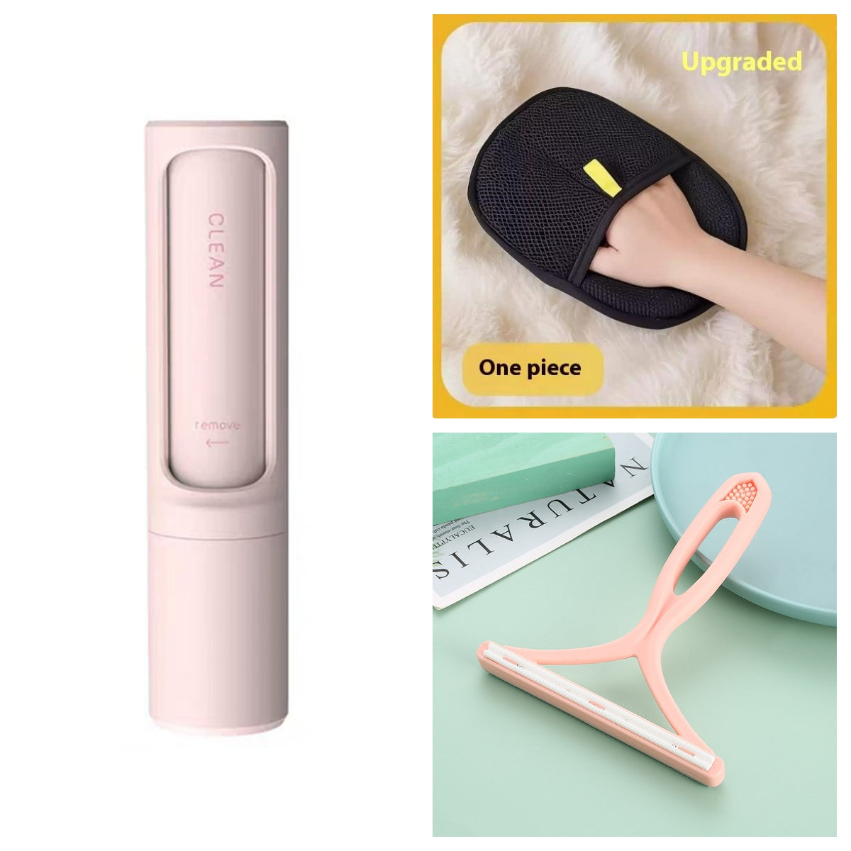 2-in-1 Reusable Pet Hair Remover Brush