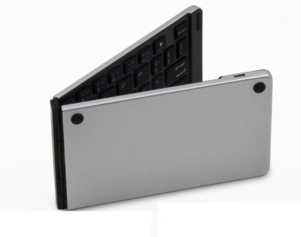 Foldable Bluetooth travel keyboard — close-up detail view