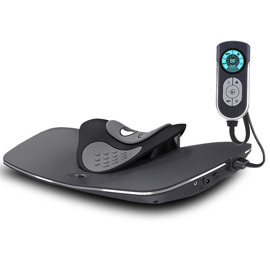 Neck massager with heat and pulse settings — main product photo