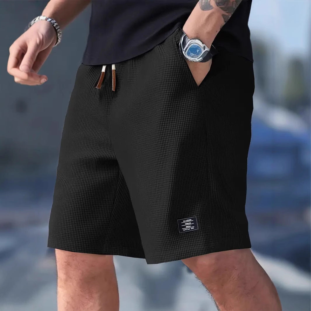 Men's Pineapple Print Corduroy Shorts
