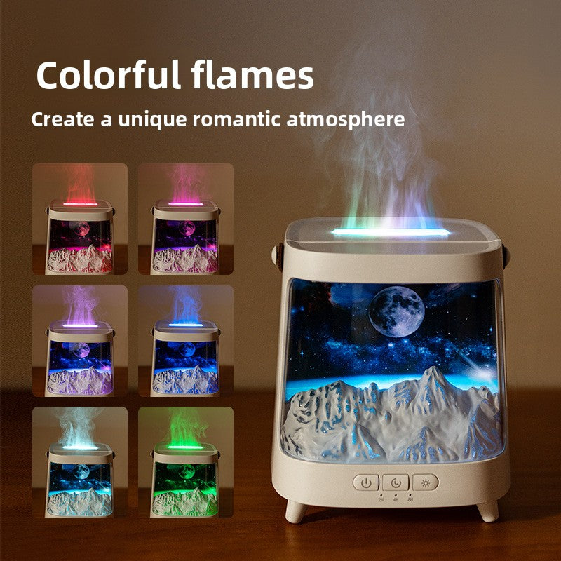 Flame Effect Aromatherapy Humidifier