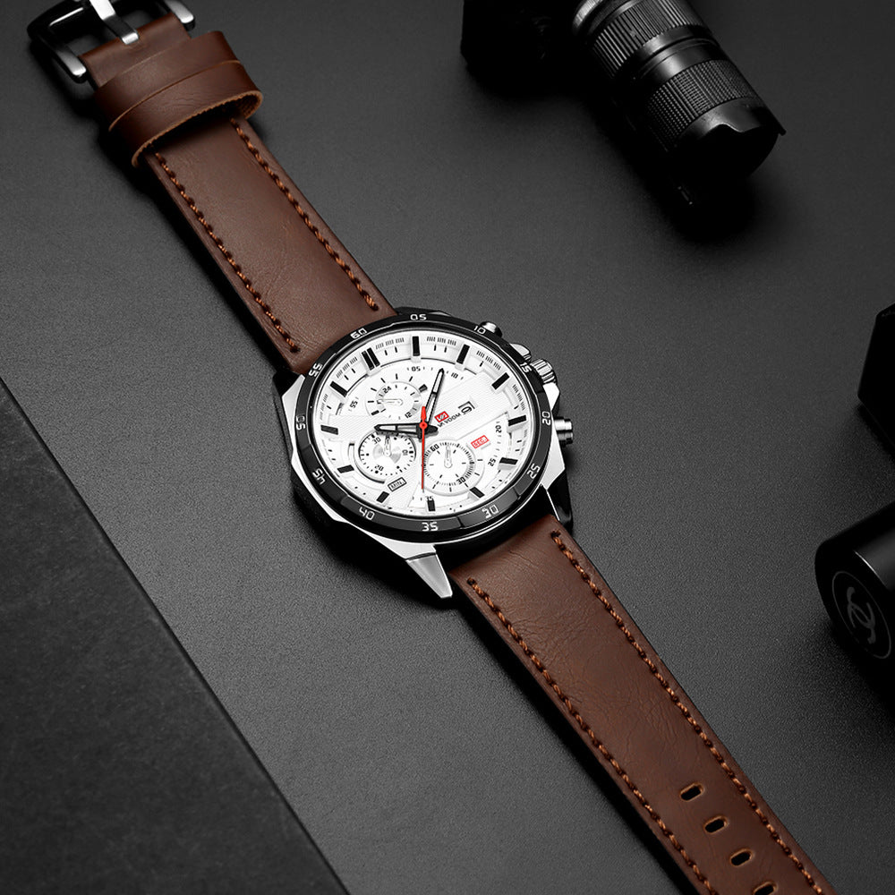 Men's Quartz Watch with Calendar