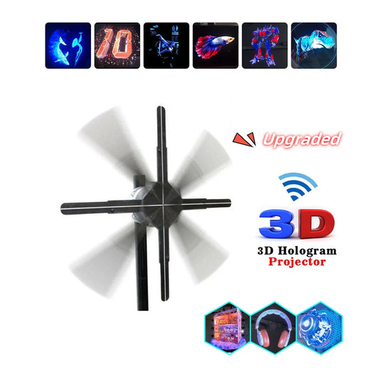 3D holographic display fan — main product photo