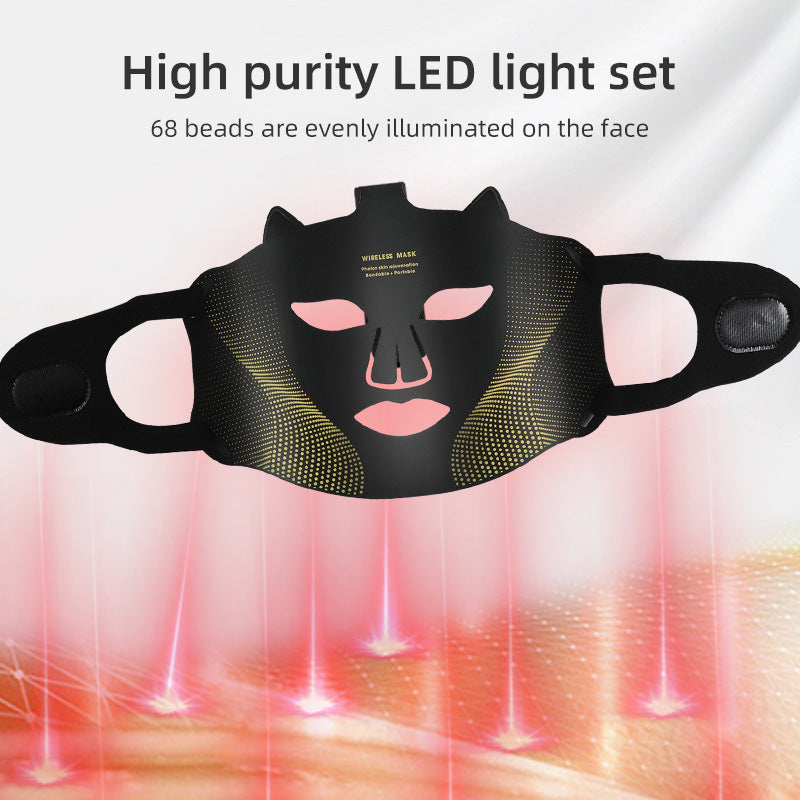 Silicone LED Facial Beauty Device
