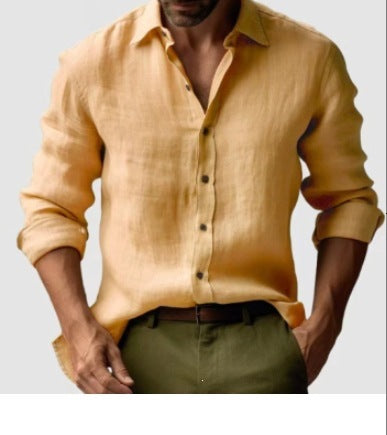 Men's Long Sleeve Buckle Shirt