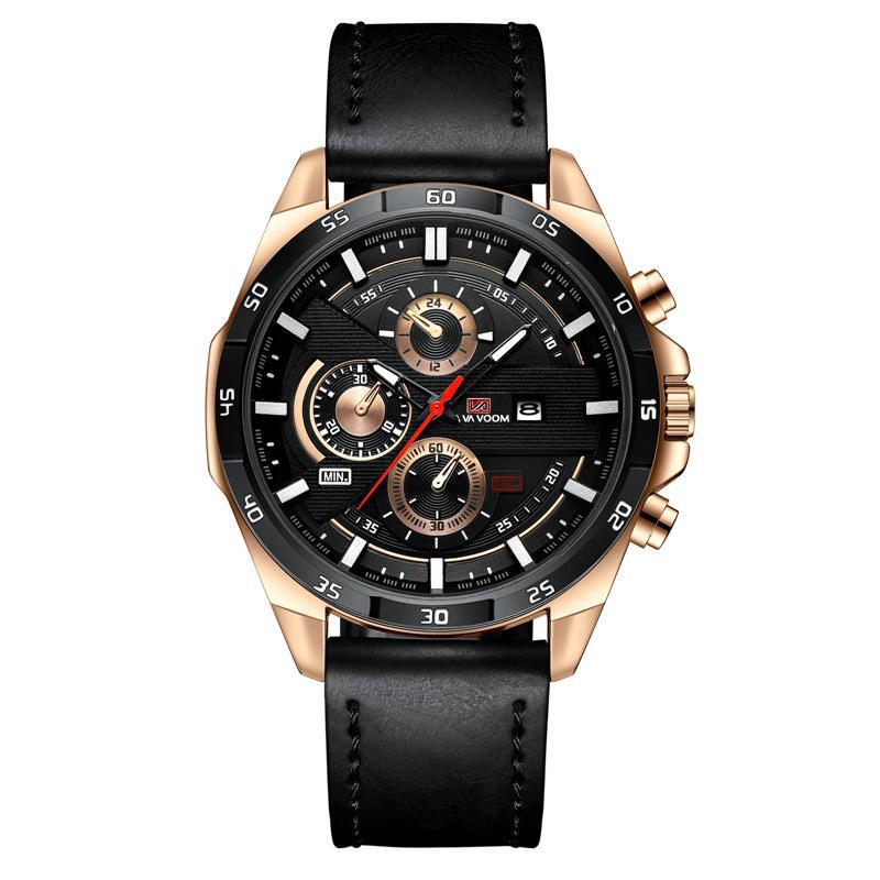 Men's Quartz Watch with Calendar