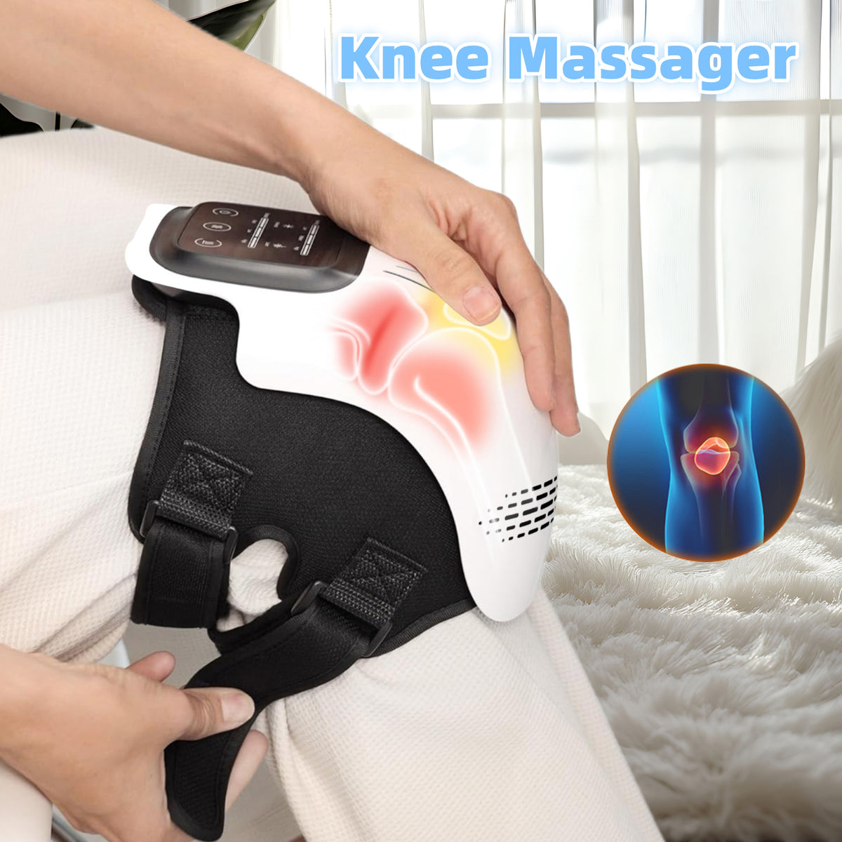 Heated Kneading Knee Massager