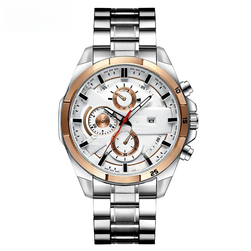 Men's Quartz Watch with Calendar