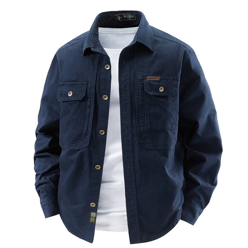 Men's Long Sleeve Cotton Shirt