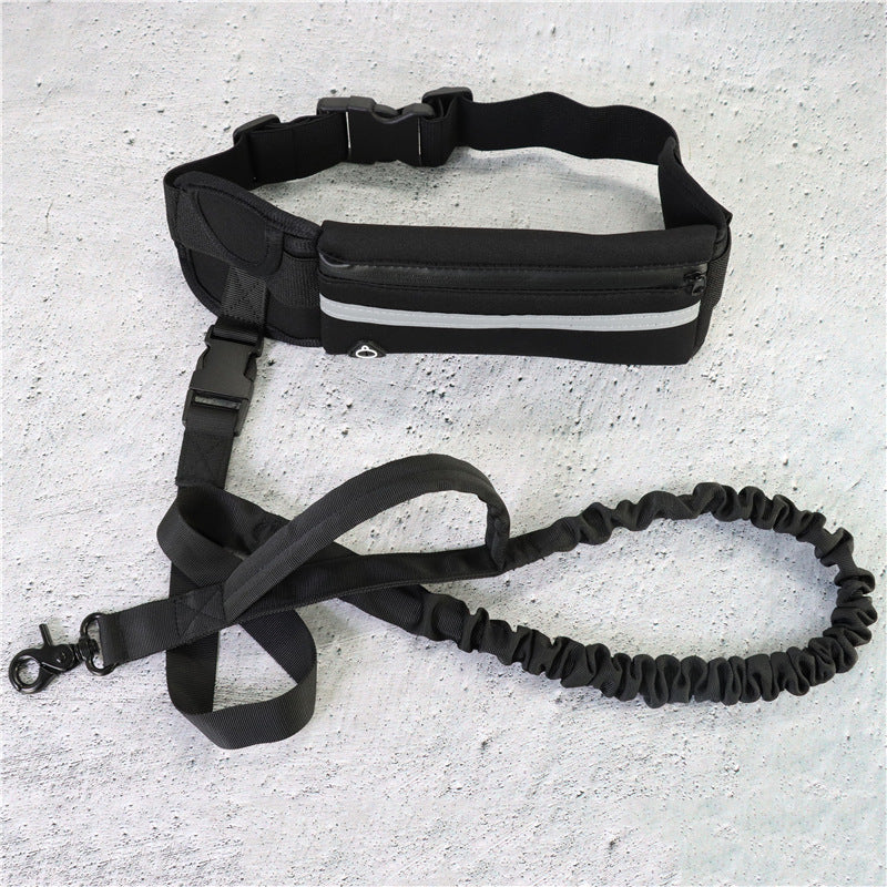 Hands-Free Bungee Dog Leash Belt