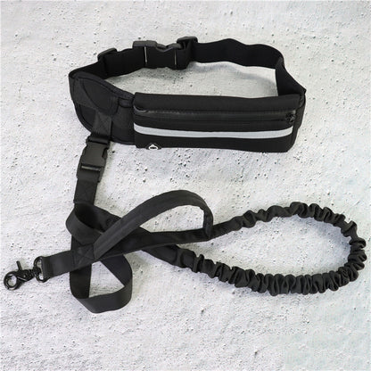 Hands-Free Bungee Dog Leash Belt