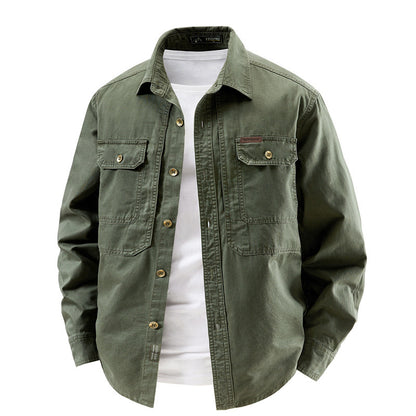 Men's Long Sleeve Cotton Shirt