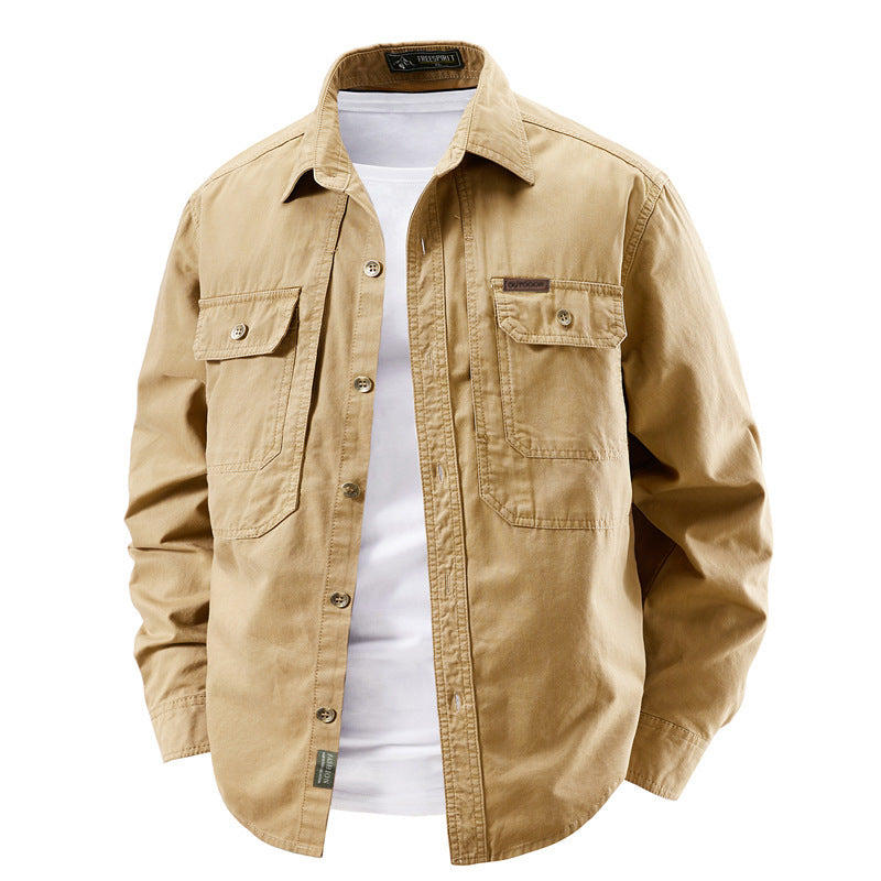 Men's Long Sleeve Cotton Shirt