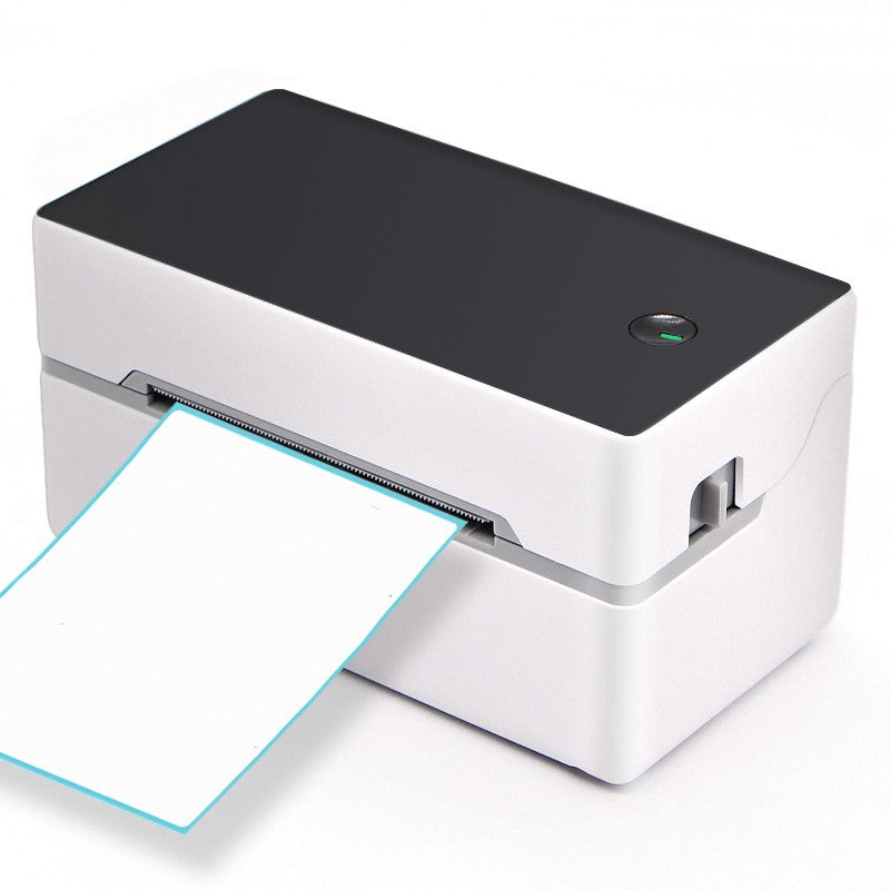Bluetooth thermal shipping label printer — shown from a different angle