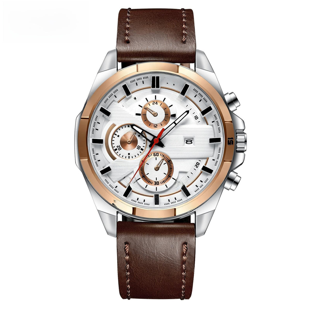Men's Quartz Watch with Calendar