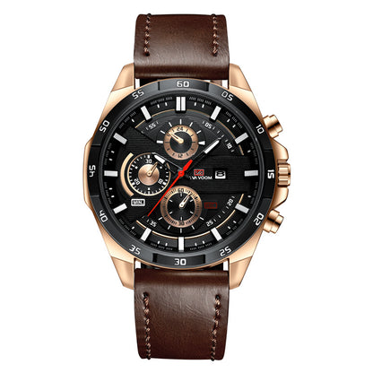 Men's Quartz Watch with Calendar