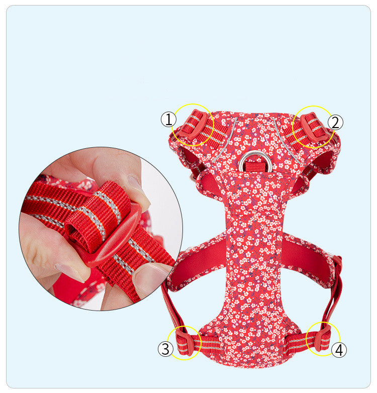 Dog Vest Harness & Leash Set
