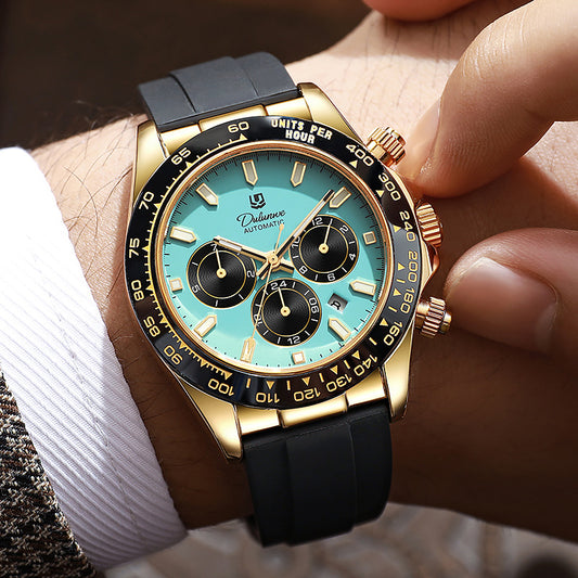 Gold-cased automatic mechanical watch — main product photo