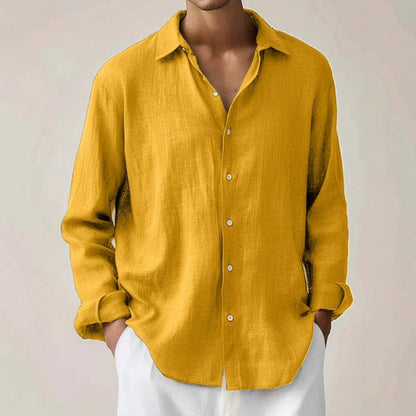 Men's Long Sleeve Buckle Shirt