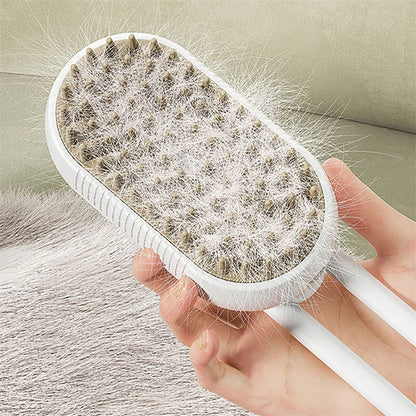 3-in-1 Electric Steam Pet Grooming Brush